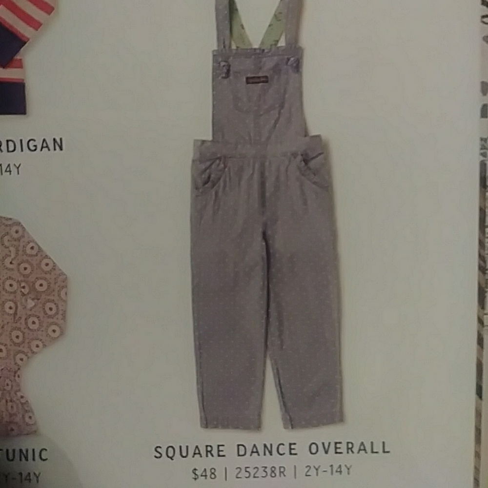 Square dance overalls size 6